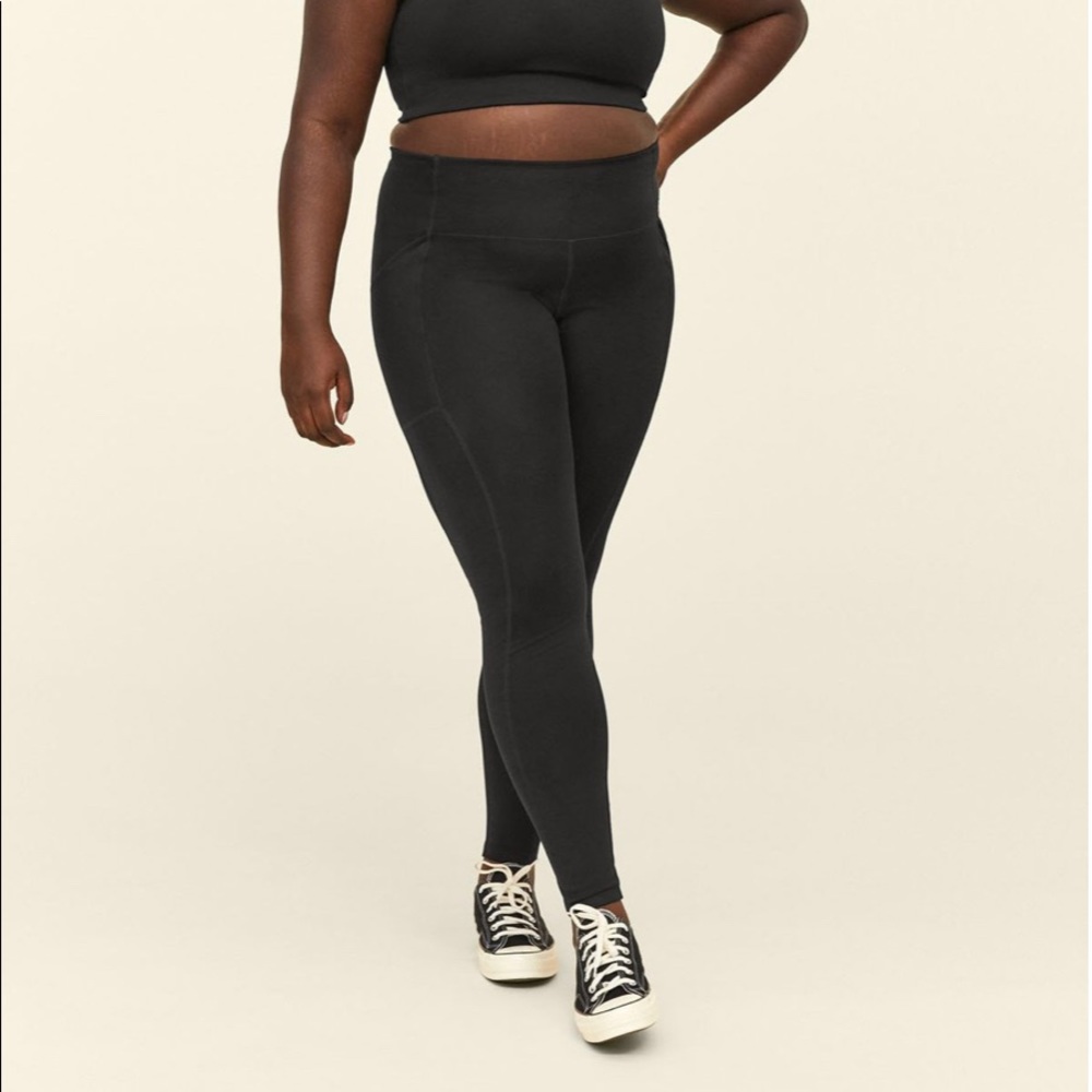 Black High Waisted Pocket Leggings